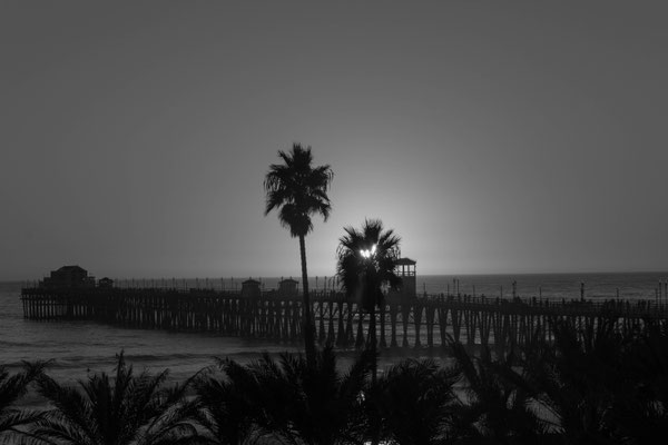 Sonnenuntergang in Oceanside.