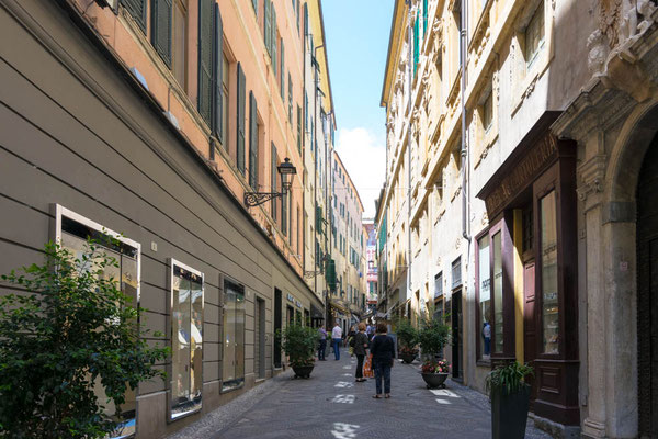 Gasse in San Remo.