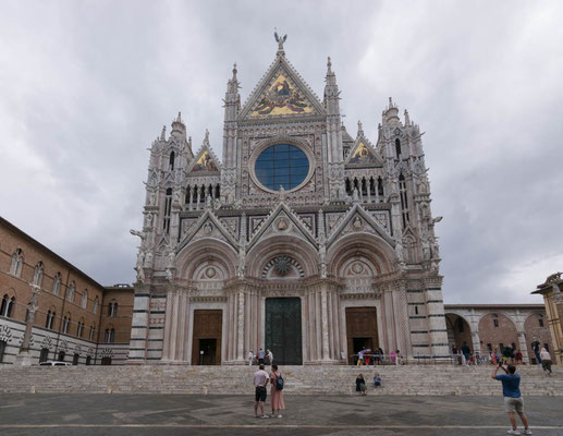 Die Kathedrale von Siena.