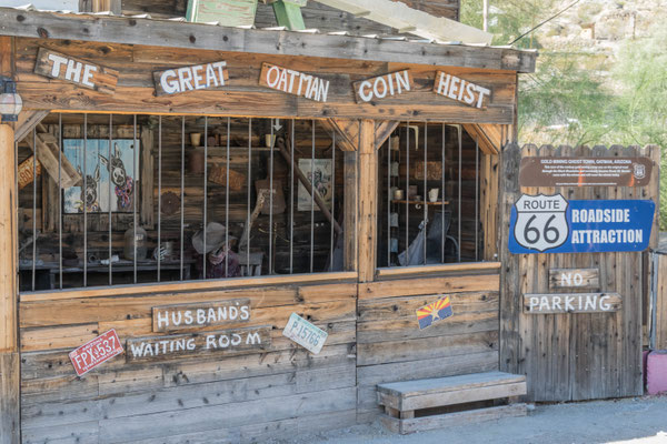 Dinge in Oatman.