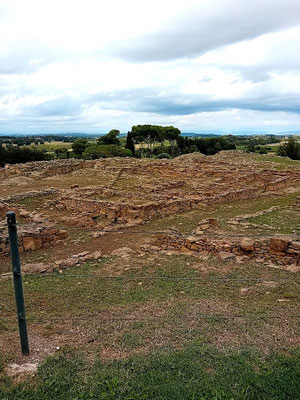 Weitläufiger Ruinenkomplex in Ullastret, in dem möglicherweise die Sippe des Stammesoberhauptes lebte