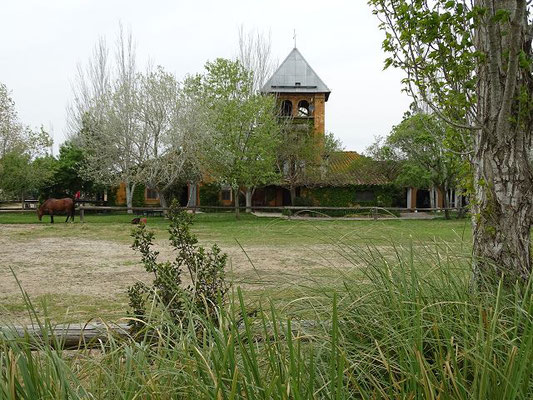 ...schöne Gebäude und gepflegte Natur