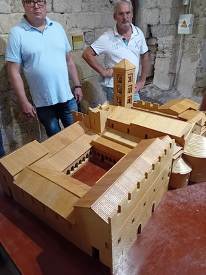 Modell der Klosteranlage im Kapitelsaal