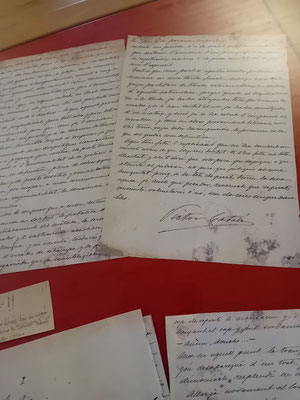 Letzte Seiten des Manuskrips mit der Unterschrift der Auitorin