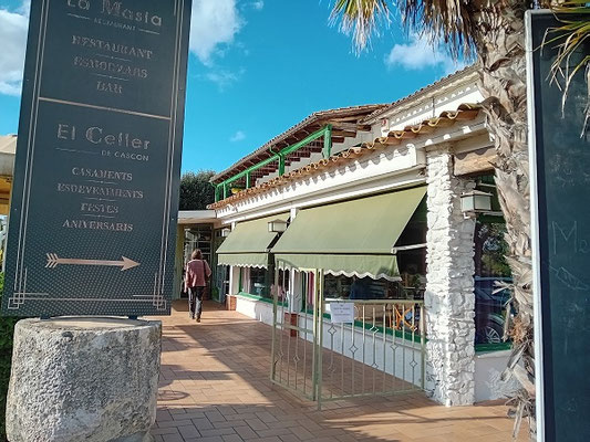 Eingang zum Restaurant