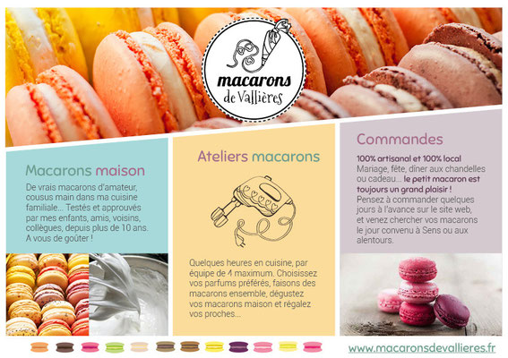 Flyer Macarons de Vallières