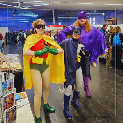 Robin, Batman und Batwoman, Cosplay, Comic Con Dortmund 2023