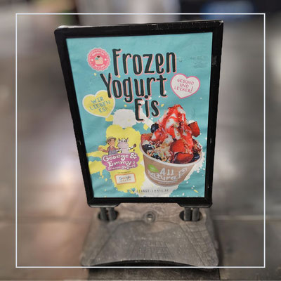 Frozen Yoghurt Eis bei der German Film & Comic Con 2023