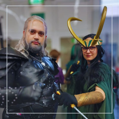 The Witcher und Loki, Cosplay, Comic Con Dortmund