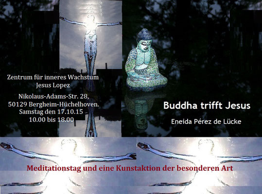 Buddha trifft Jesus  Flyer