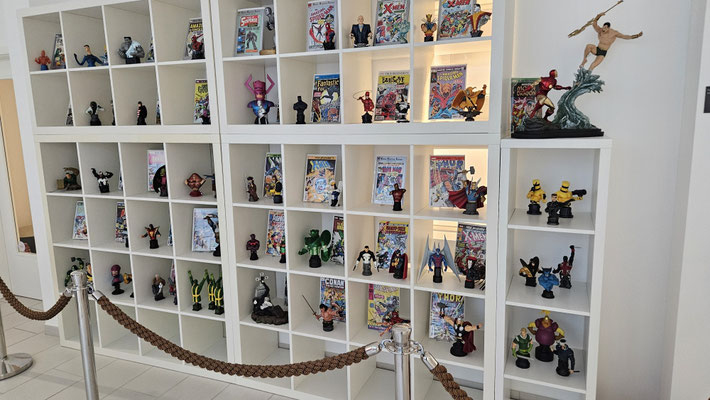 Comicfiguren und Comics, Cöln Comic Haus, Marvel Ausstellung