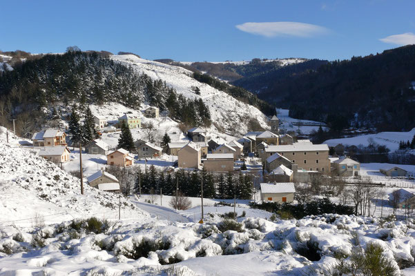 L'hiver à Cros de Géorand (Alban)