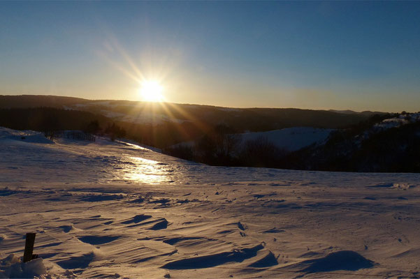 L'hiver à Cros de Géorand (Alban)