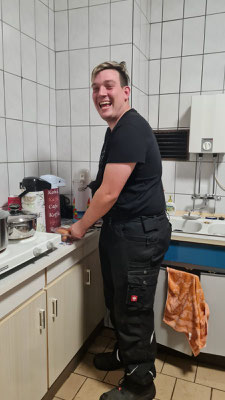 Tim - unser "Mädchen" für alles