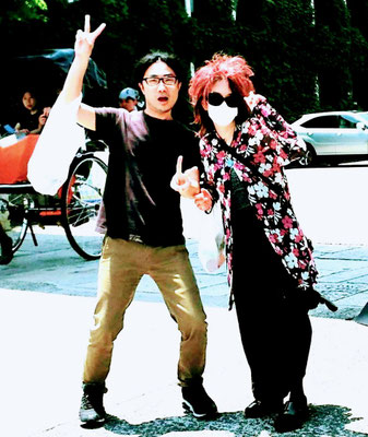 星 文昭 さんと倉敷美観地区にて