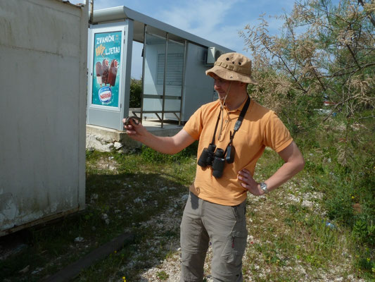 Marcel met ringslang (Natrix natrix)