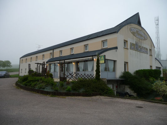 vertrek vanuit hotel Madeleine