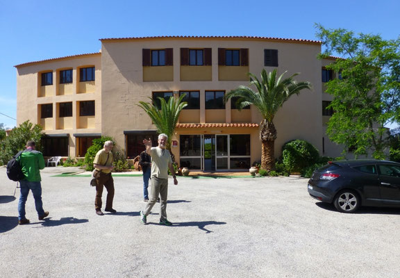 Aangekomen bij het hotel