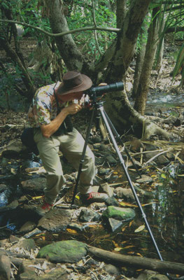 Ron aan het fotograferen