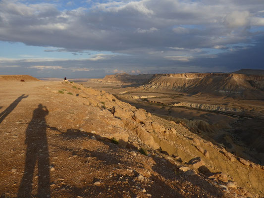 uitzicht op de Negev woestijn, Ein Avdat