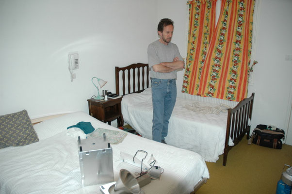 onze hotelkamer