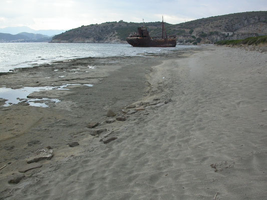 kust tussen Trinisa en Gythio
