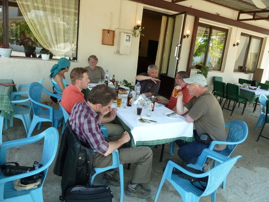 lunchpauze in Megalachori