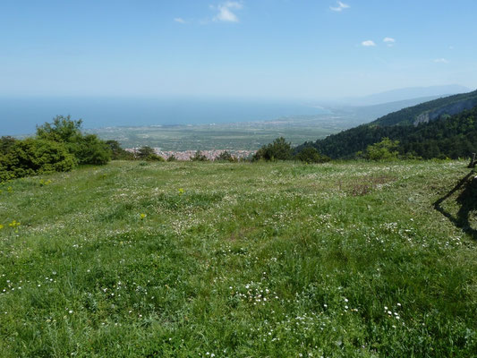 panorama vanaf het klooster