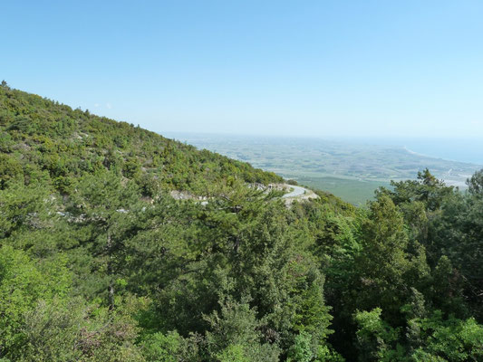 uitzicht vanaf Mount Olympos
