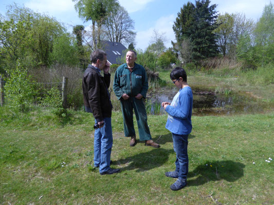 Ronald, Popko (eigenaar B&B) en Roshan