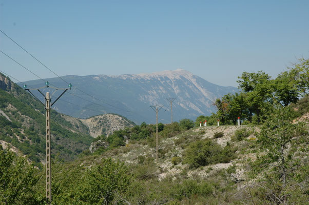 uitzicht op Mont Ventoux