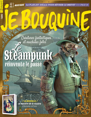 illustration 3d de couverture pour bayard presse steampunk