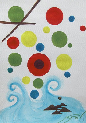 canza de burbujas - 46 x 32,5 cm