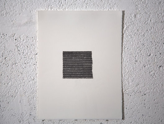 "(°)", dessin, graphite sur BFK Rives, 25x32,5 cm, 2019, photo © David Kidman