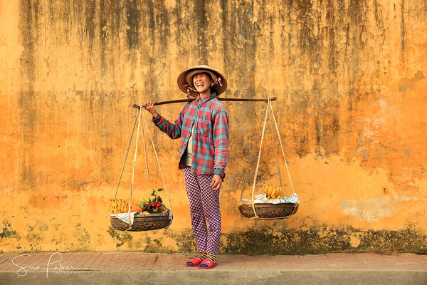 Vietnamese fruit seller