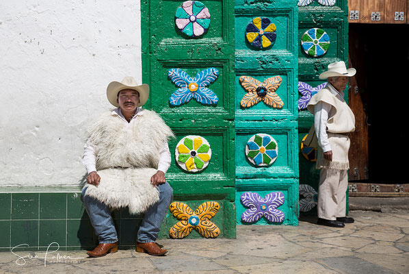 At the church of San Pedro de Chamula