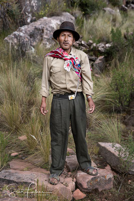 Bolivian farmer