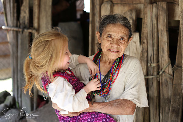 Grandmother and niece