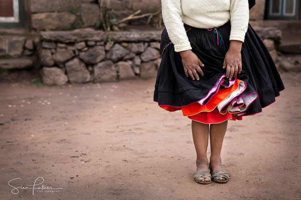 Colourful skirt