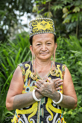 Old Dayak Woman