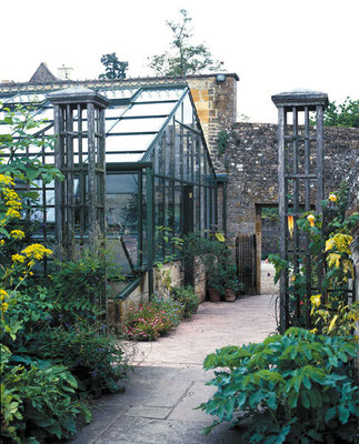 Hartley Botanic englisches Viktorianisches Gewächshaus massgescheidert