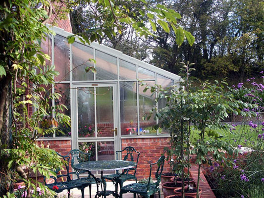 Hartley Botanic englisches Viktorianisches Gewächshaus massgescheidert