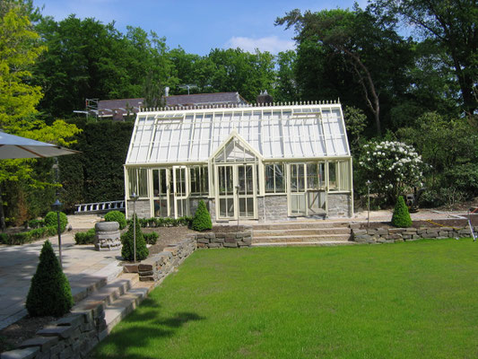 Gewächshaus im englischen Stil " Victorian Manor" in Country Stone