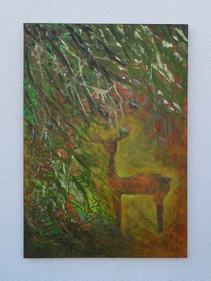 „Reh im Farbwald" (100/70)