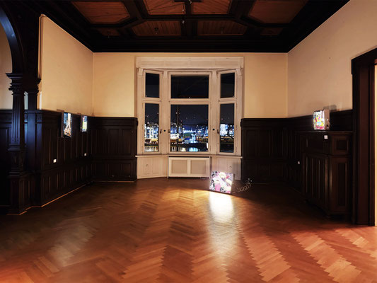 ELB/HÄNGUNG - Evelyn Drewes Galerie - Villa am Elbhang, Hamburg, 2022