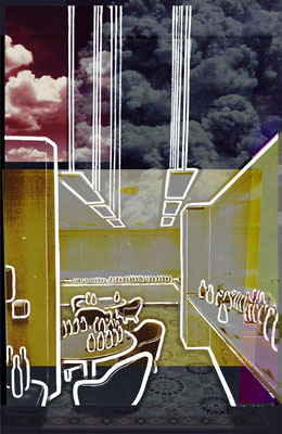 halbtrocken  ~41x27x6cm  archival pigment print in vintage lightbox  2022