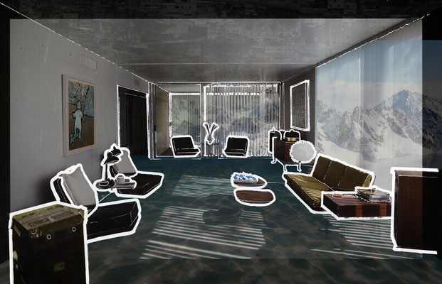 Insel  2026, Archivpigmentdruck in Leuchtkasten (Multiplex, LED), ca. 36 x 56 x 8 cm