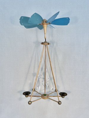 crystal - 2024 - wood, metal, bohemian crystal glass - 37 x 20 x 20 cm