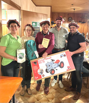 Hauptpreis ging an Edith Wimmer
