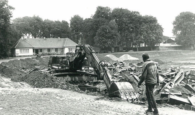 Die Arbeiten sind in vollem Gange